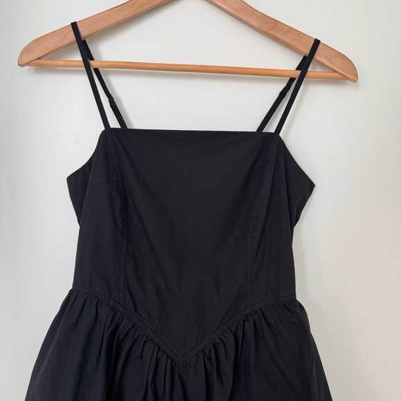 Cotton ON Black Bubble Hem Mini Dress Size 2 - Picture 3 of 10